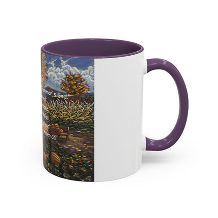 Samhain Accent Mug – 11oz Ceramic Cup with Pumpkin Spice Wit