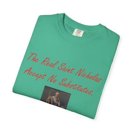 Unisex Garment-Dyed T-shirt - The Real Saint Nicholas Design