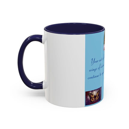 Inspirational Butterfly Coffee Mug – Rumi Quote – 11oz