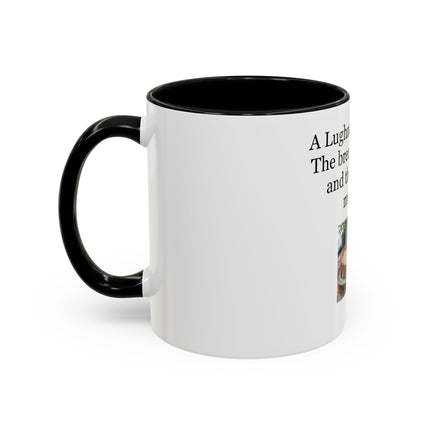 Lughnasadh Feast Mug — "The bread, the brew, and the bilberry mousse!" Accent Coffee Cup