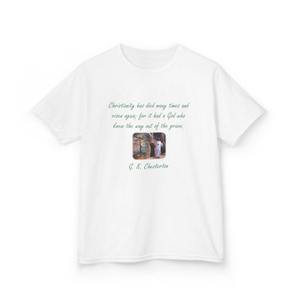 Inspirational Kids Tee – Chesterton Quote – Heavy Cotton – XS–XL