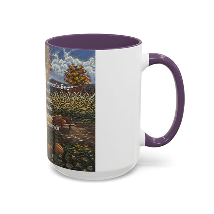 Samhain Accent Mug – 15oz Ceramic Cup with Pumpkin Spice Wit