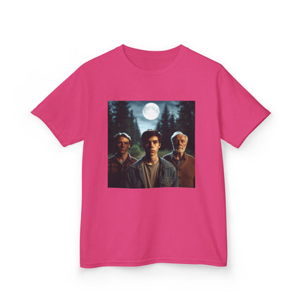 Kids' Graphic Tee – Moonlight Adventure Design