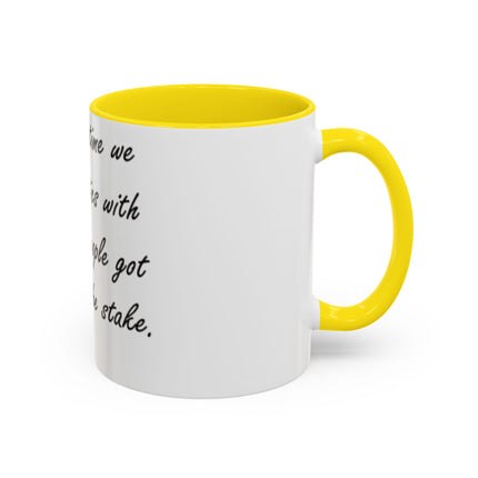 Politics & Religion Accent Mug – 11oz – Bold Conversation Starter