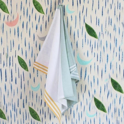 Saffron Mint Kitchen Towel-0
