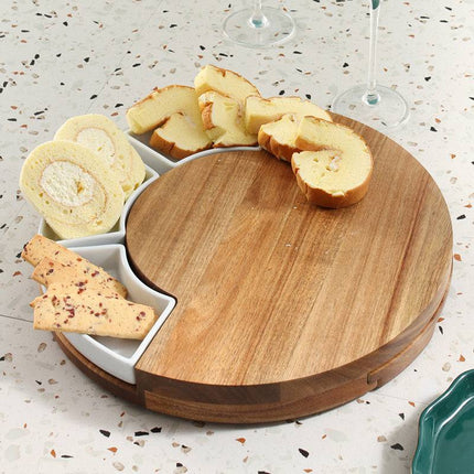 Circo Cheese Cutting Board & Ceramic Knife Set | Gift Idea-3