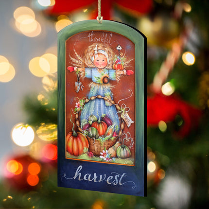 Thankful Harvest Wooden Ornaments by Jamie Mills-Price Thanksgiving Decor - 8611076-MP-4