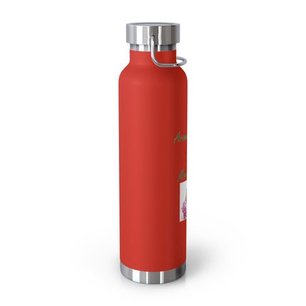 Aromatherapist Copper Vacuum Insulated Bottle - 22oz Water Bottle with Inspirational Quote