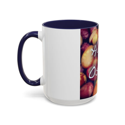 Ostara Celebration Mug – 15oz Accent Cup with Colored Egg Design