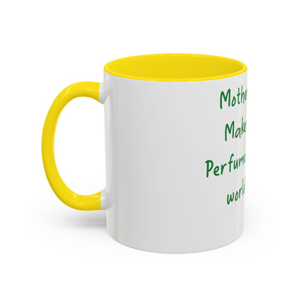 Mother Nature Accent Mug – 11oz Ceramic Cup for Nature Lovers