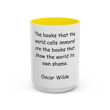 Oscar Wilde Quote Coffee Mug — Literary Quote Accent Mug (11/15oz)