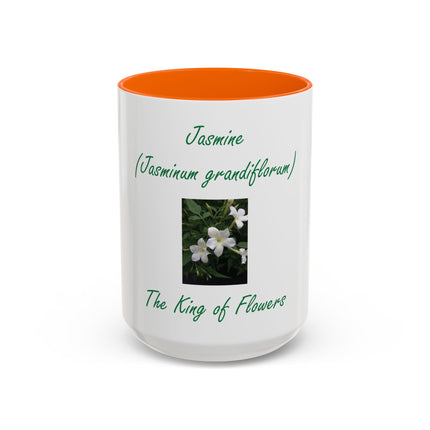 Jasmine Mug – "The King of Flowers" Botanical Coffee Cup (11/15oz)