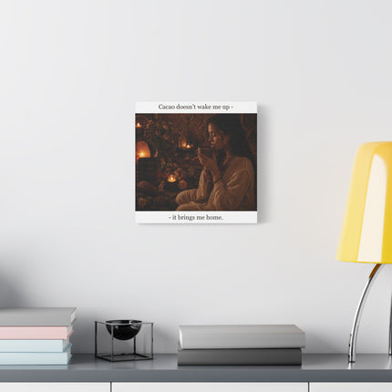 Cacao Brings Me Home — Matte Canvas Wall Art