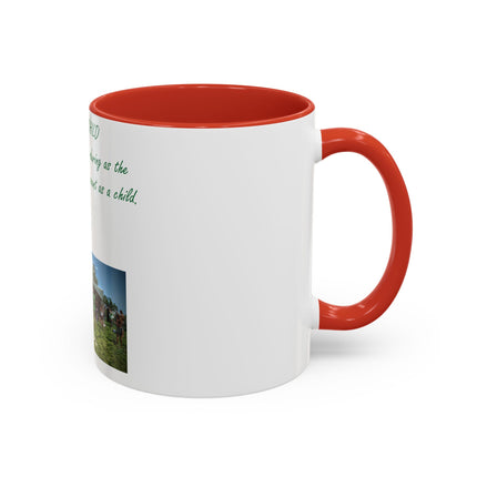 Flower Child Accent Coffee Mug - 11 oz Inspirational Gift