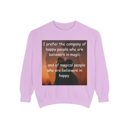 Magical Believers Sweatshirt – Unisex Garment-Dyed Cozy Layer
