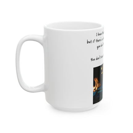 Freedom to Read Mug – 15oz Ceramic | Bold Literary Quote