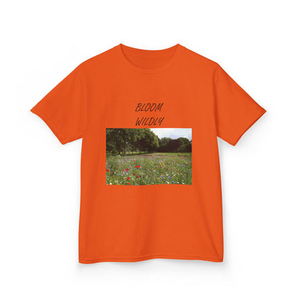 Kids Bloom Wildly Tee – Nature-Inspired Graphic Shirt for Spring Fun