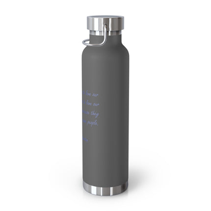 Chesterton Quote Bottle – 22oz Insulated Flask for Faith & Humor