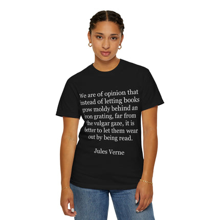 Jules Verne Quote T-Shirt — Literary Quote Tee for Book Lovers