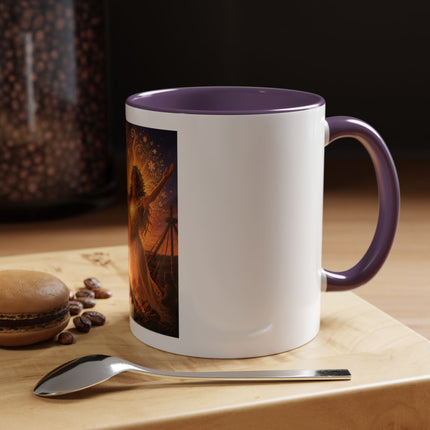 Mug — Pagan Bonfire Coffee Mug with Inspirational Beltane Quote