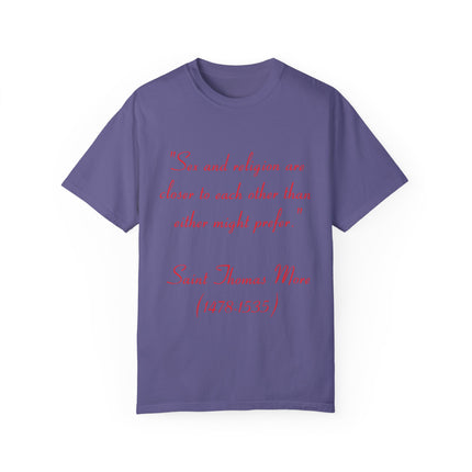 Inspirational Unisex T-Shirt – Saint Thomas More Quote