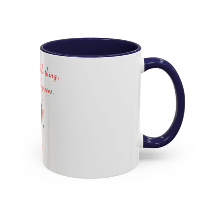 Rumi Quote Accent Mug — “Love is the whole thing. We are only pieces.”