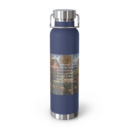 Samhain-Themed Copper Vacuum Insulated Bottle - Fall & Halloween Essentials