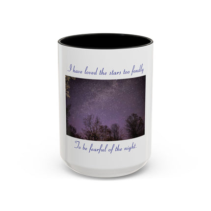 Starry Night Coffee Mug — “I have loved the stars too fondly” Accent Mug