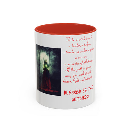 Blessed Be the Witches Accent Mug – Mystical 11oz Ceramic