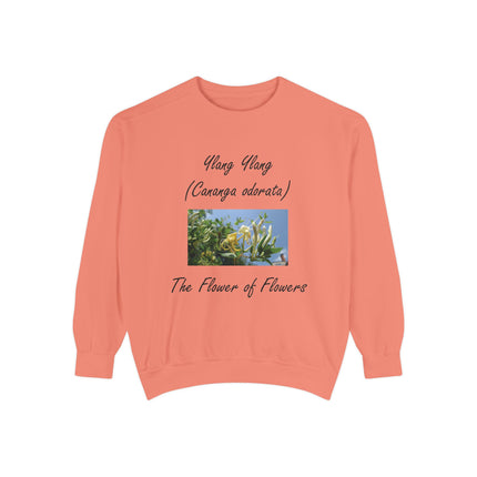 Unisex Ylang Ylang Sweatshirt - Floral Design & Comfort