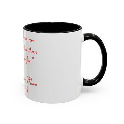 Inspirational Coffee Mug – Saint Thomas More Quote – 11oz