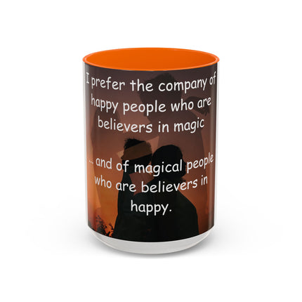 Believers in Magic Mug – 15oz Accent Ceramic Cup for Happy Souls
