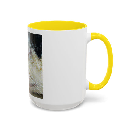 Cat & Butterfly Coffee Mug with 'Life is Short' Inspirational Quote (Accent, 11/15oz)