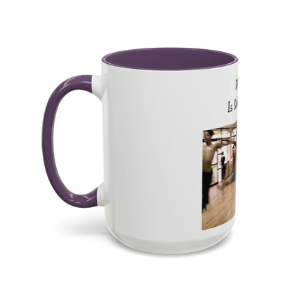 Dancing Is Silent Poetry Accent Coffee Mug — Inspirational Dance Quote Mug