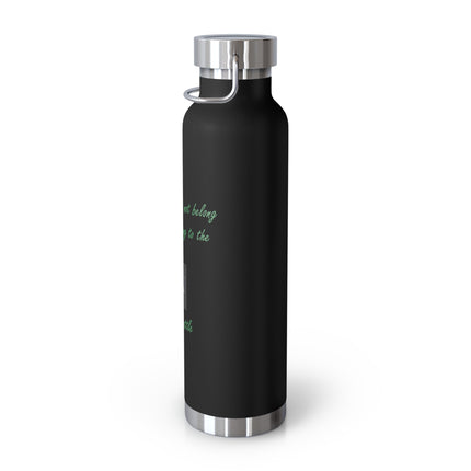 Copper Insulated Bottle – Chief Seattle Earth Quote – 22oz
