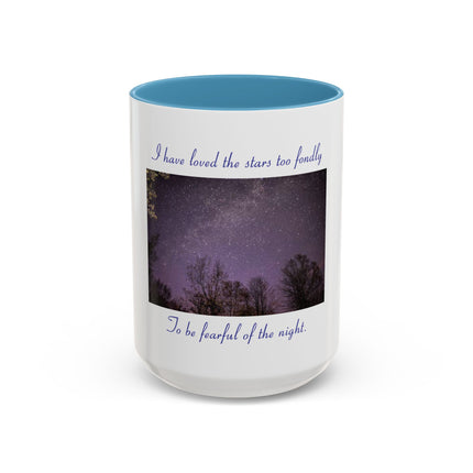 Starry Night Coffee Mug — “I have loved the stars too fondly” Accent Mug