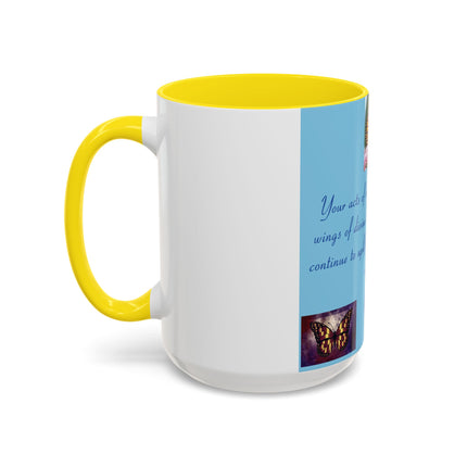 Butterfly Coffee Mug – Rumi Quote – 15oz Ceramic Drinkware