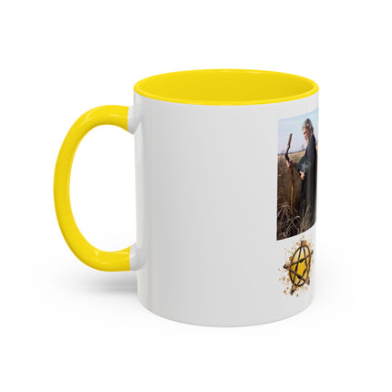 Witchcraft Quote Accent Coffee Mug — 'Male or Female, Young or Old' Pagan Witch Tribute