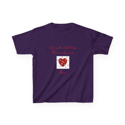 Love Is the Whole Thing Kids Tee – Heart Design Cotton Shirt