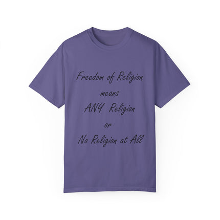 Freedom of Religion Tee – Unisex Statement Shirt for All Beliefs