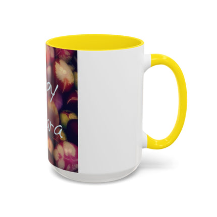 Ostara Celebration Mug – 15oz Accent Cup with Colored Egg Design