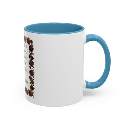 Coffee Mug - "Chocolate is the answer. Who cares what the question is."