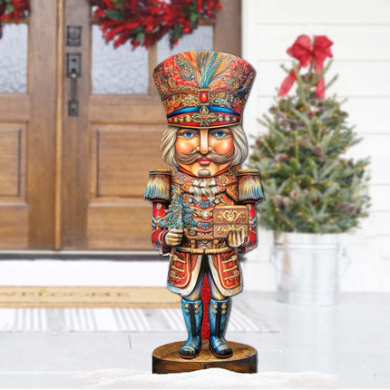 Nutcracker with a Heartwarming Surprise Outdoor Decor by G. Debrekht - Christmas Decor - 8611060F-2
