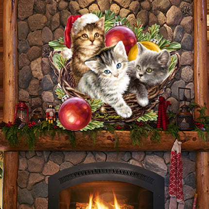 Christmas Wreath Holiday Door Decor by D. Gelsinger - Christmas Decor - 8461027-1H-1607-1