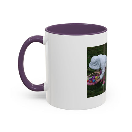 Funny Easter Egg Hunt Mug – 11oz Accent Cup for Parents