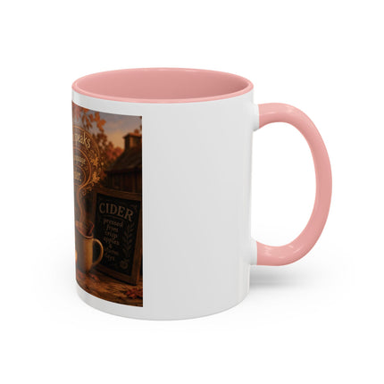 Autumn Speaks Coffee Mug — Fall Cider Rustic Accent Mug