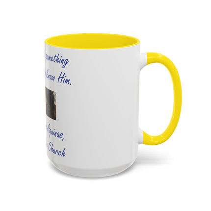 Saint Thomas Aquinas Mug – “To Love God” – 15oz Ceramic