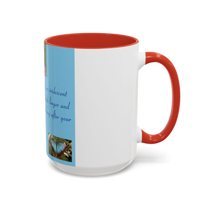 Butterfly Coffee Mug – Rumi Quote – 15oz Ceramic Drinkware