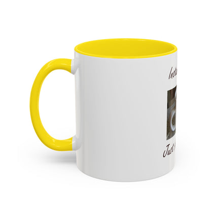 Coffee Mug - "Instant Human Just Add Coffee" Accent Ceramic Mug (11/15oz)