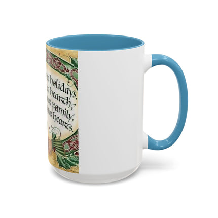 Celtic Holiday Blessings Mug – 15oz Accent for Cozy Gatherings